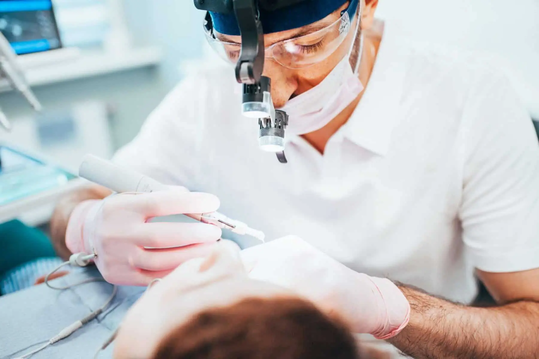 Dental Innovations Dentist doing treatment
