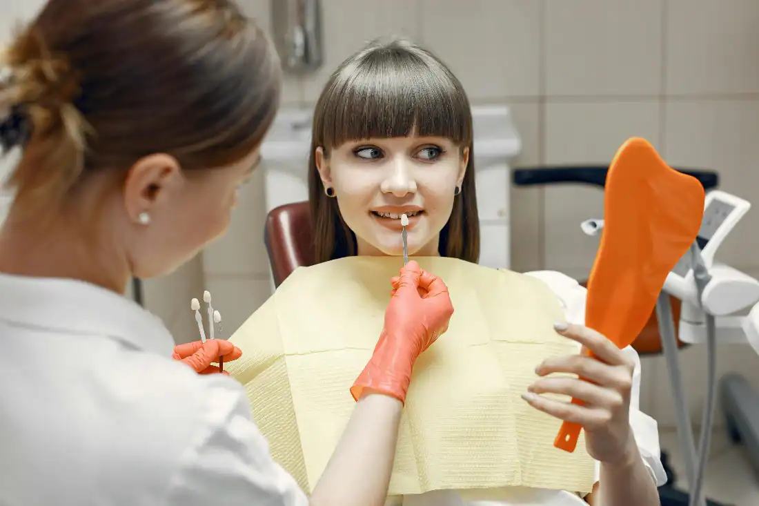 teeth shade matching for veneers