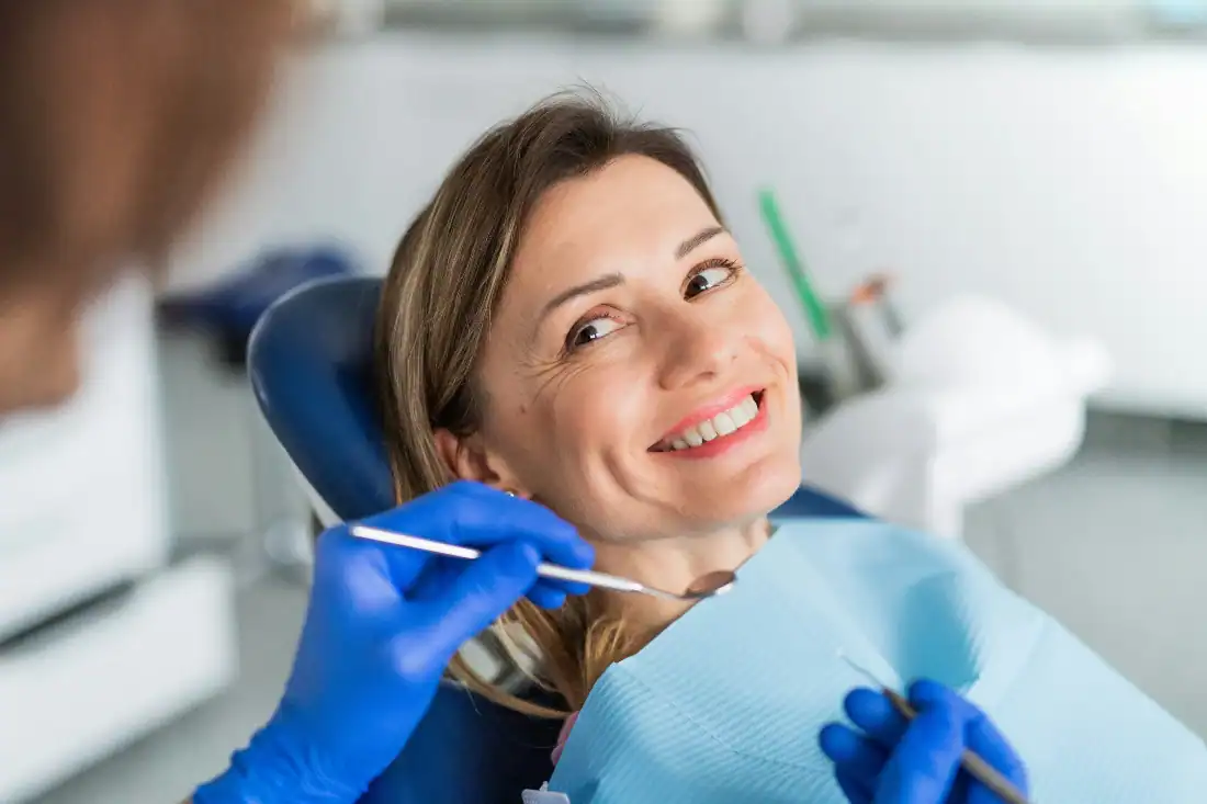 patient happy after dental procedures