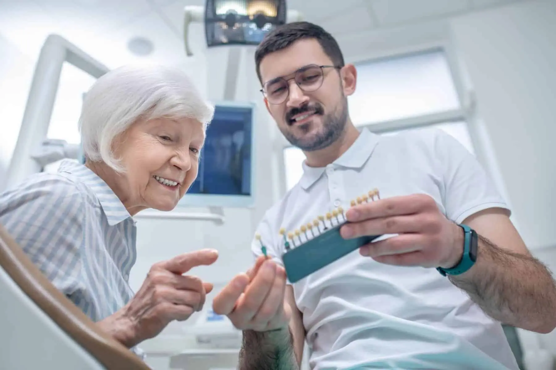 Dentist is explaining Tooth Replacement process