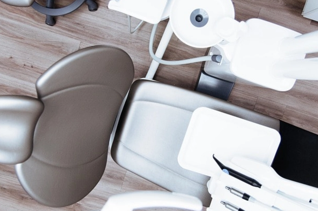 dental chair in a clinic
