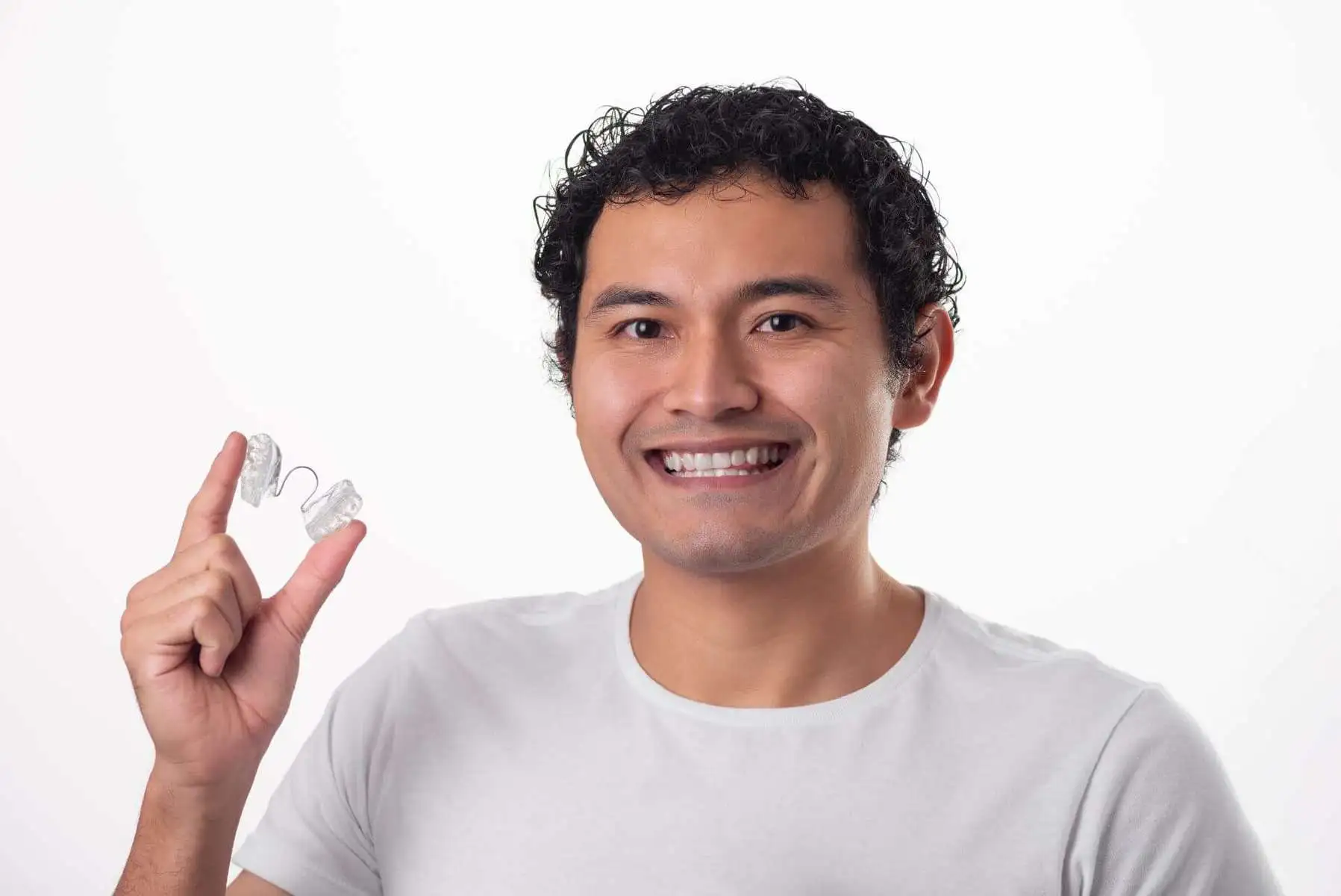 Flexible polyurethane plastic Invisalign clear aligners